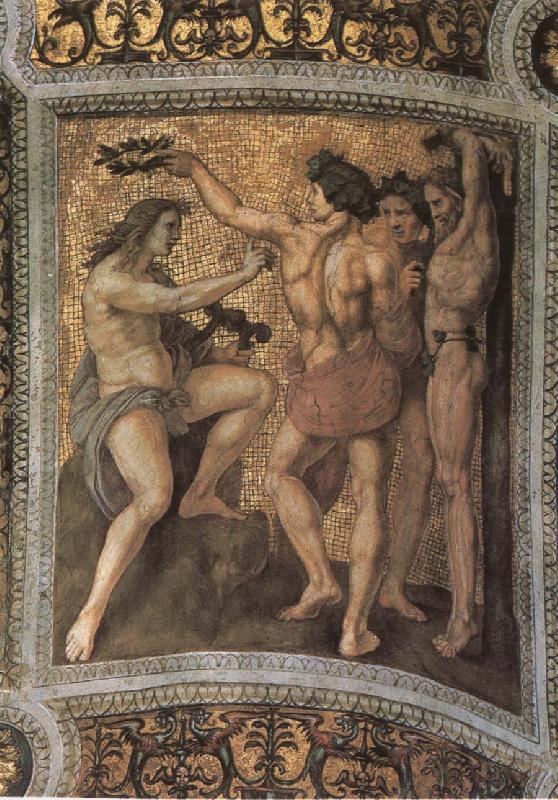 RAFFAELLO Sanzio Apaul and Musi oil painting image